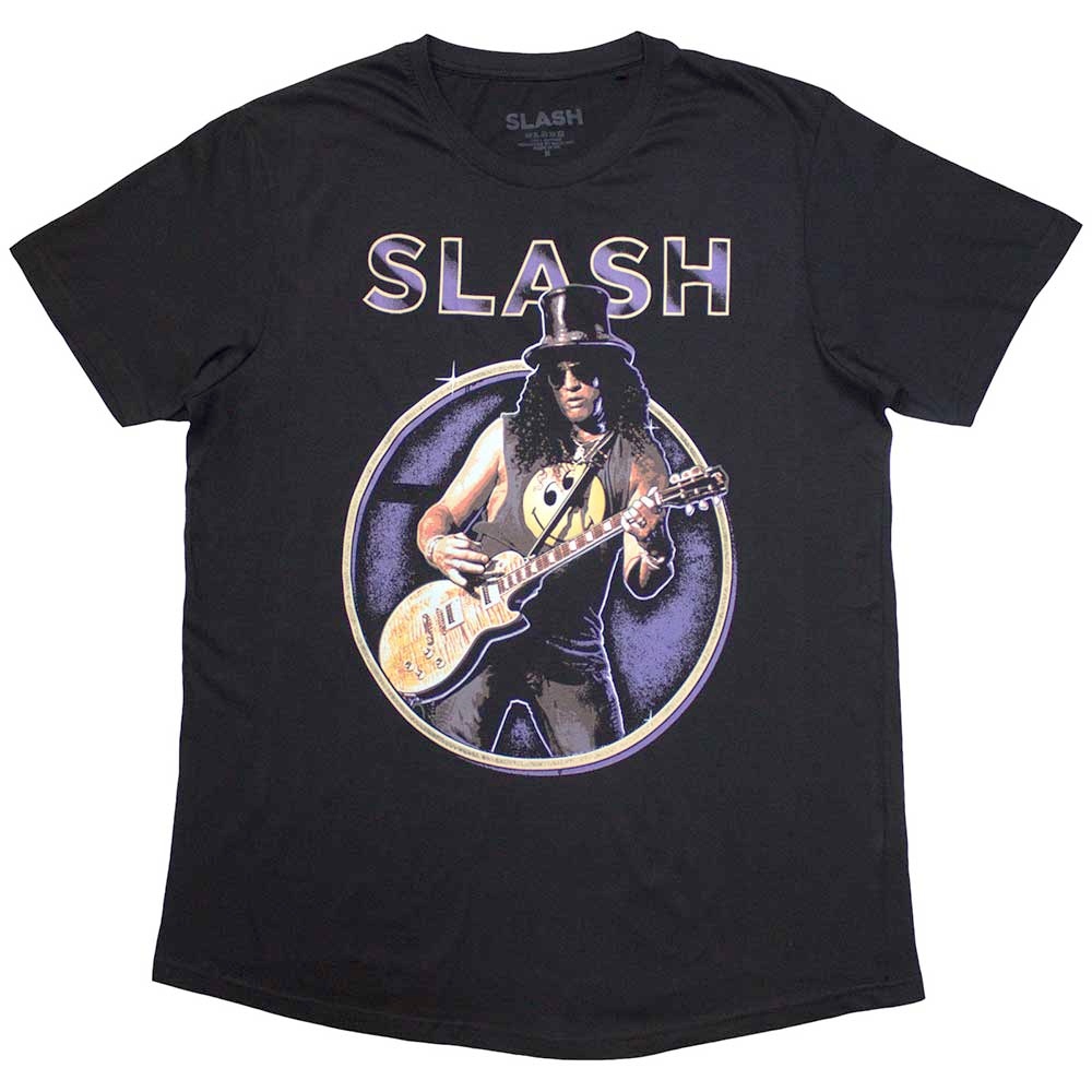 Slash - Purple Circle Tshirt Homme - Noir